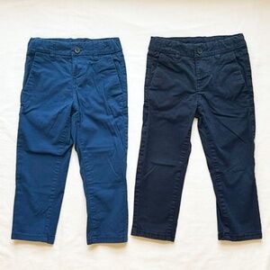 Mayoral Set of 2 Chinos - Blue and Navy - 2T
